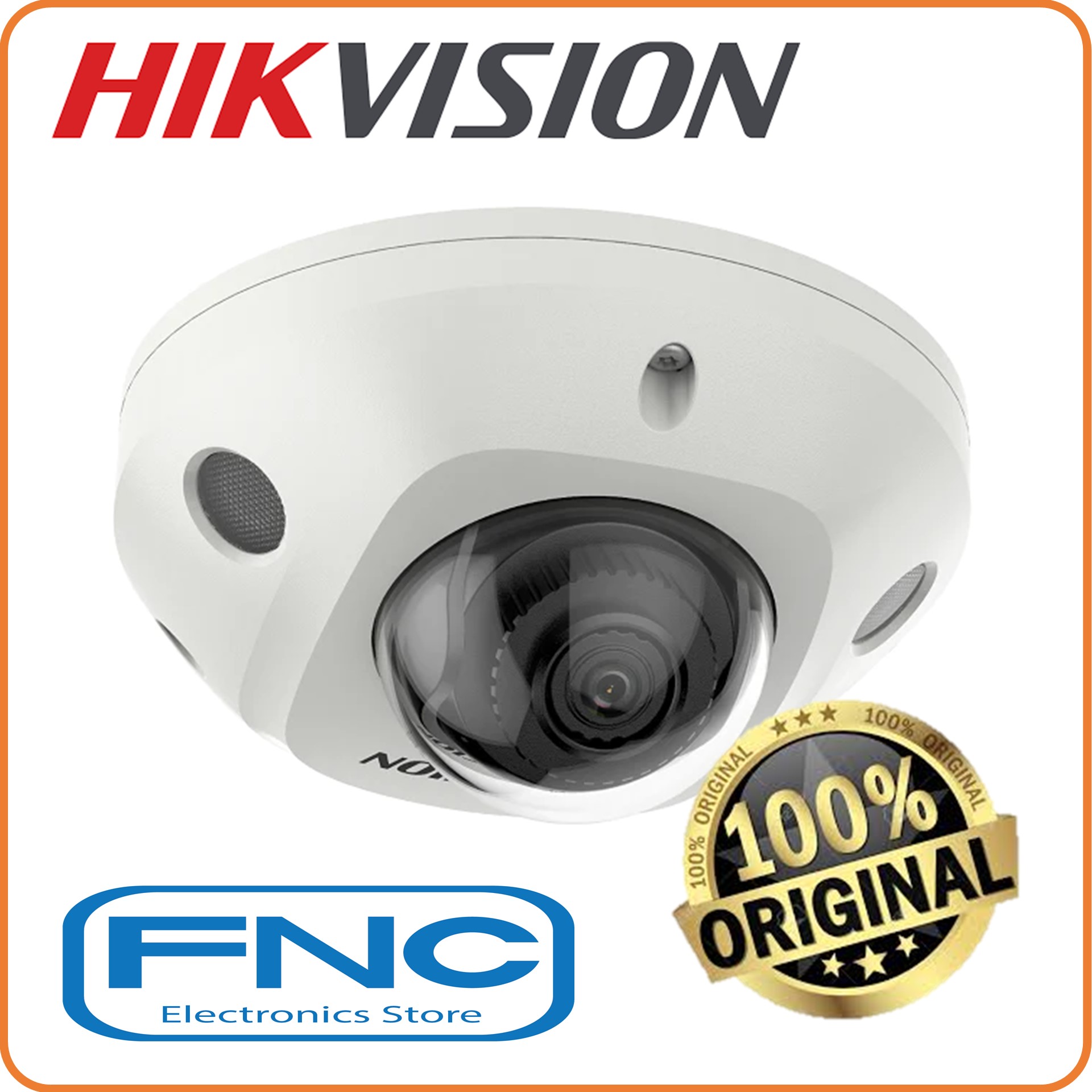 Hikvision DS-2CD2543G2-IWS / 4MP AcuSense Built-in Mic Fixed Mini Dome - Planet Security USA Hikvision DS-2CD2543G2-IWS / 4MP AcuSense Built-in Mic Fixed Mini Dome - Planet Security USA
