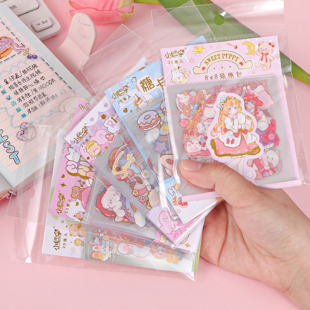 Nhãn dán hình hoạt hình dễ thương