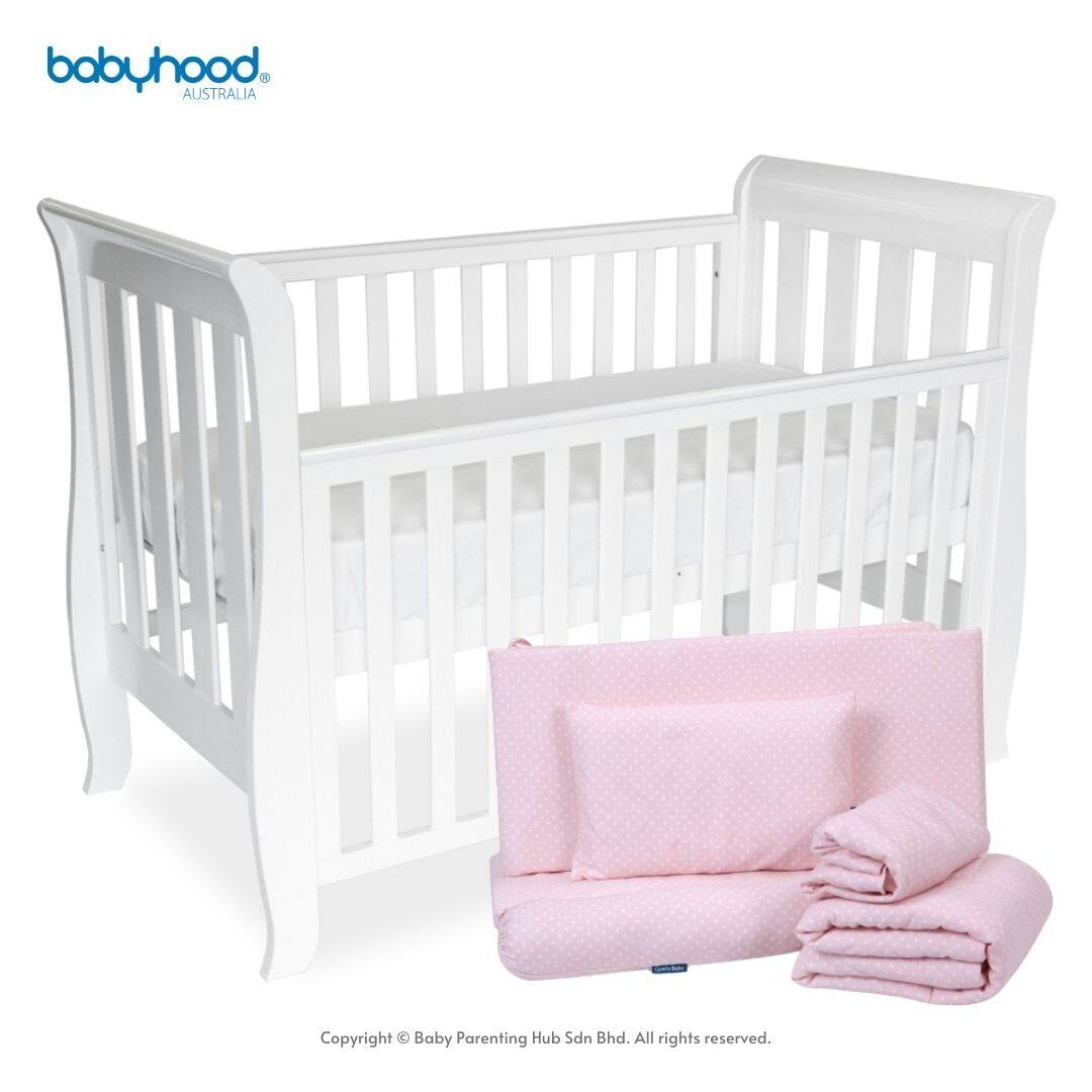 Babyhood classic best sale sleigh cot