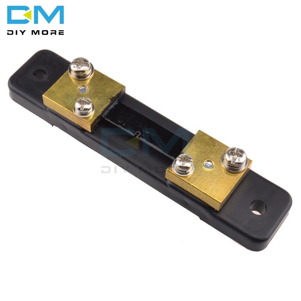 diymore Máy đo điện trở Ampe AC DC 75mV 50A Ampe kế chính hãng Máy đo điện trở thiết kế Shunt Dòng điện mở rộng cho bộ khuếch đại kỹ thuật