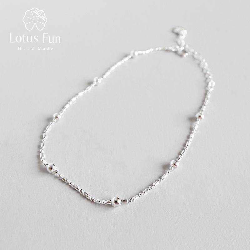 Vòng Chân Nhiều Phần Lotus Fun Cho Nữ, Vòng Chân Thanh Lịch Khí Chất Tối Giản Bạc Thật S925 Trang Sức Tinh Xảo Mới