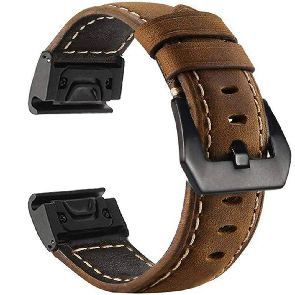fenix 5x plus leather band