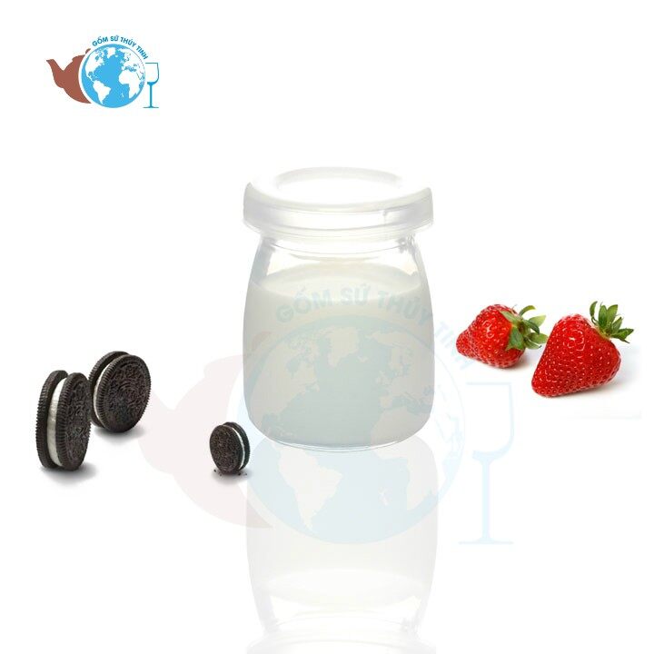 Bộ 12 hũ thủy tinh pudding lùn 100ml