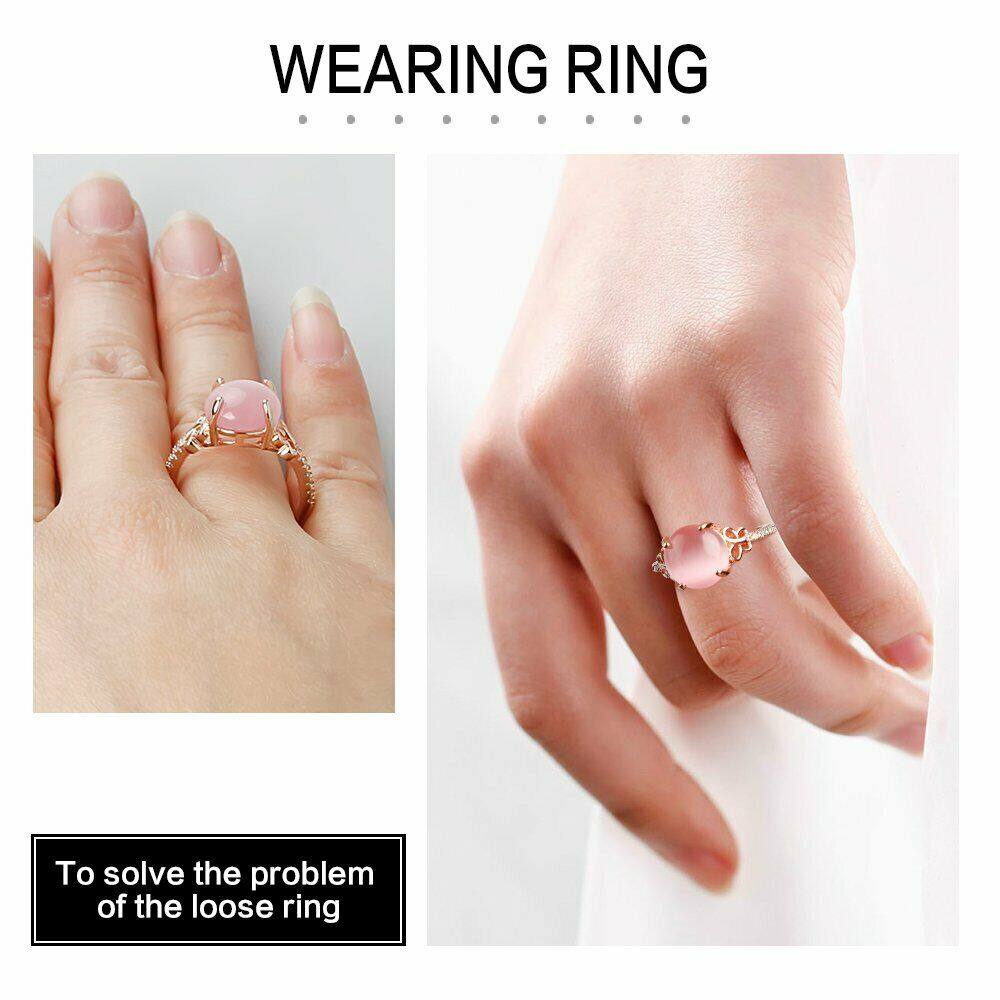 【PrettySet】 Vòng Đệm Điều Chỉnh Kích Cỡ Vô Hình Bằng Silicon 6 Kích Cỡ Vòng Đệm Thay Đổi Lò Xo Phù Hợp Với Mọi Loại Vòng