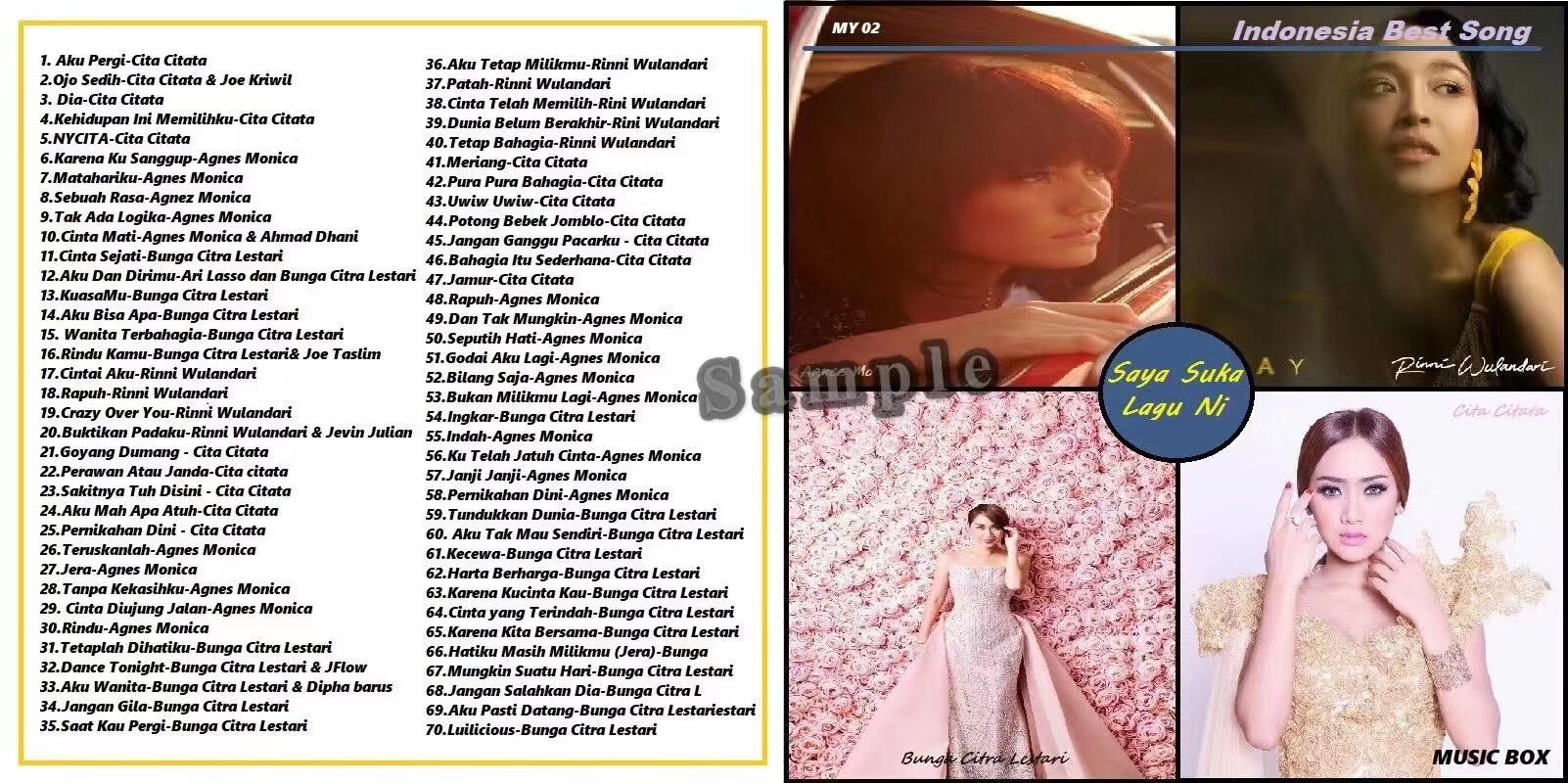 USB Pendrive Malay Lagu Melayu Song Dangdut MY01-MY40 Lazada