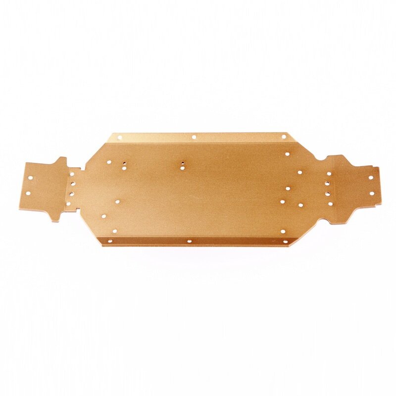 Lc racing aluminum 2.5mm short chassis plate emb-1 emb-mt ep 1:14 rc car #l6026