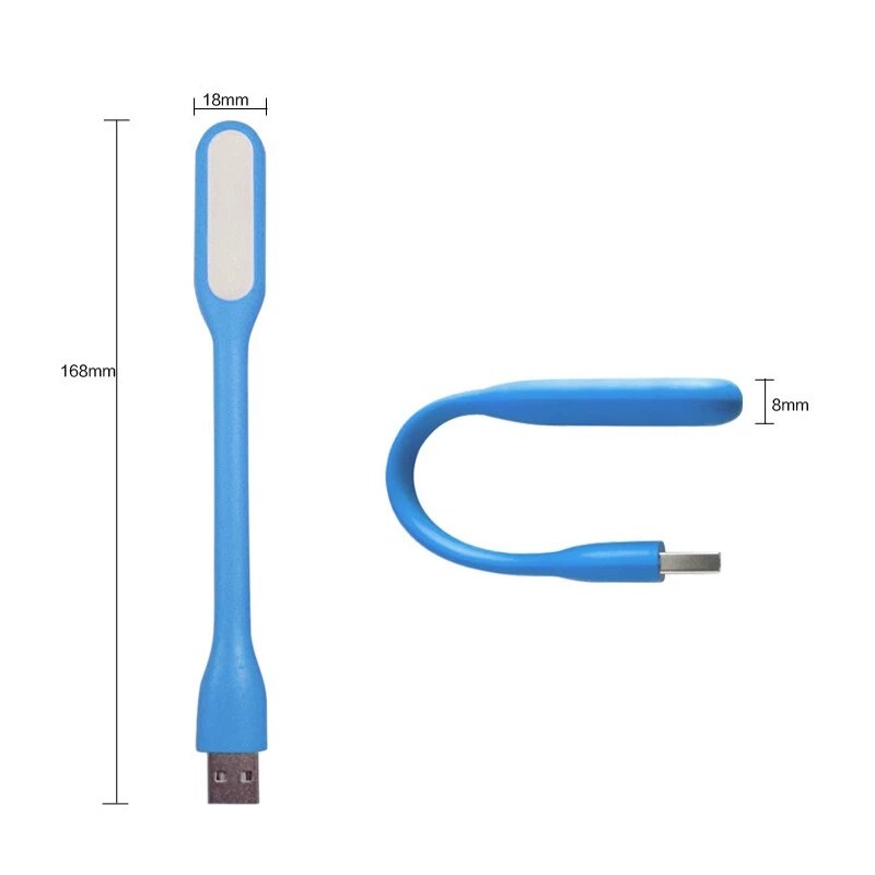 Mini 5V 1.2W Bendable USB LED Lamp Book Light for Power Bank & Notebook & Computer & Laptop Night Lights