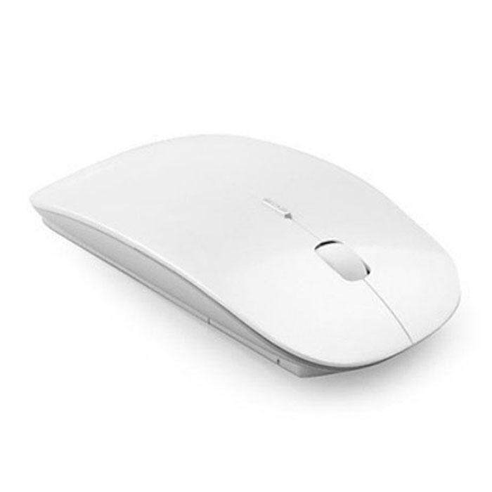Slim 2.4 GHz Optical Wireless Mouse + Receiver For Laptop PC Mac White