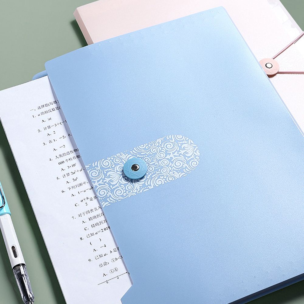 MMLUCK Túi đựng đồ dùng văn phòng 12 ngăn đựng tài liệu A4 sức chứa lớn kèm thẻ nhãn- INTL
