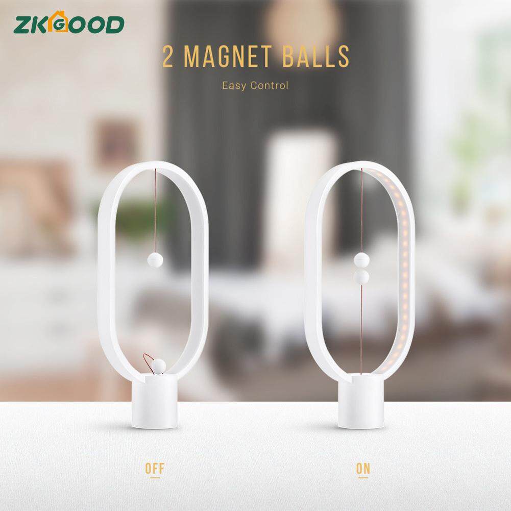 Zkgood Cân Bằng Đèn Hình Elip Từ không Trung Chuyển Đổi USB LED Đèn Nhà Trang Trí Phòng