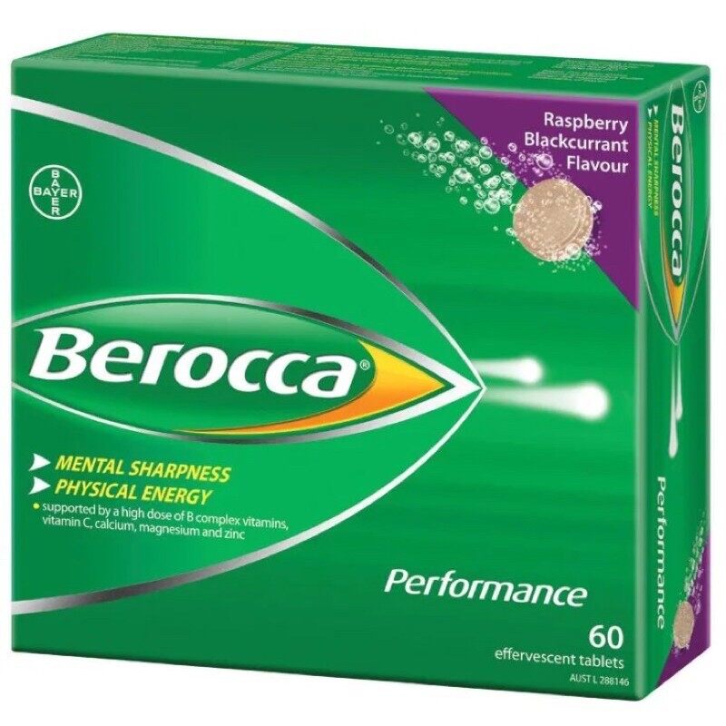 BEROCCA Performance 60 tablet LIMITED EDITION 100 genuine from