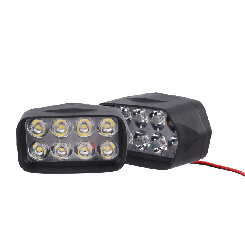1 Chiếc Đèn LED 8 Bóng Siêu Sáng Cho Xe Hơi Xe Máy Đèn Pha Đèn Pha