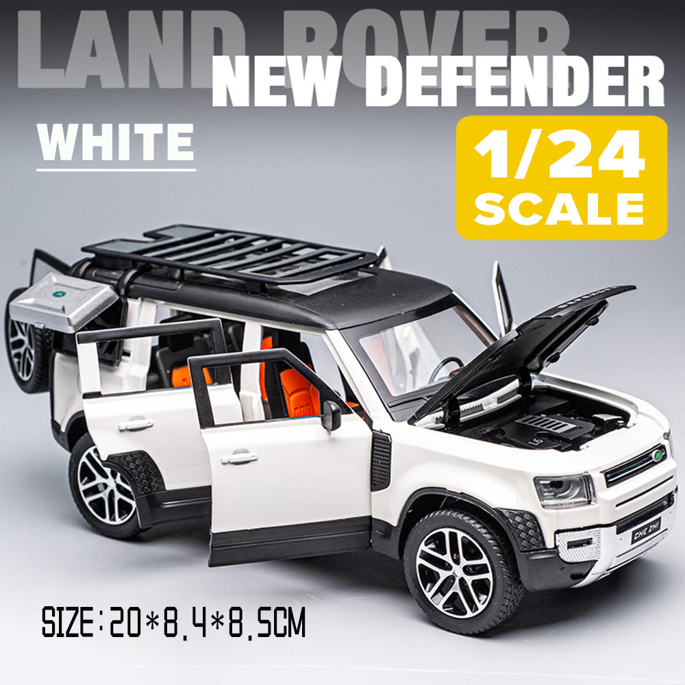 LEO 1:24 Land Rover Defender SUV โลหะ D Iecast ล้อแม็กของเล่นรถยนต์รุ่น ...