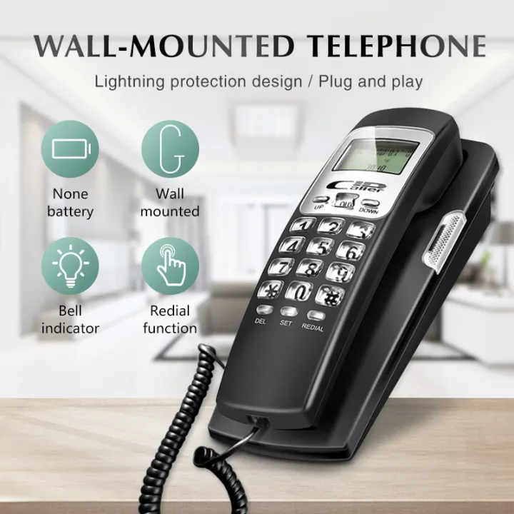 Delivery On 72 Hours Wall Mounted Landline Phone Corded