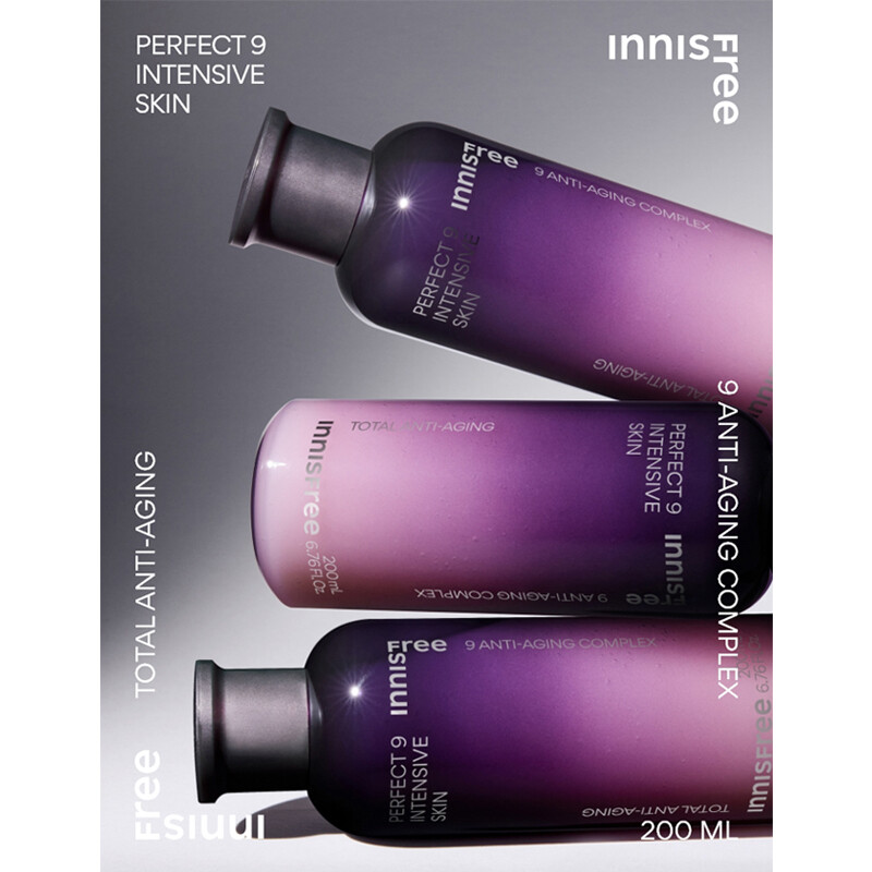 Kem Dưỡng Chống Lão Hóa New Version 2023 Innisfree Perfect 9 Intensive Series ( Skin, Lotion, Serum, Cream, Eye Cream)