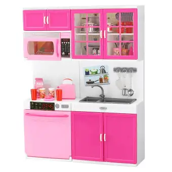 wooden play kitchen