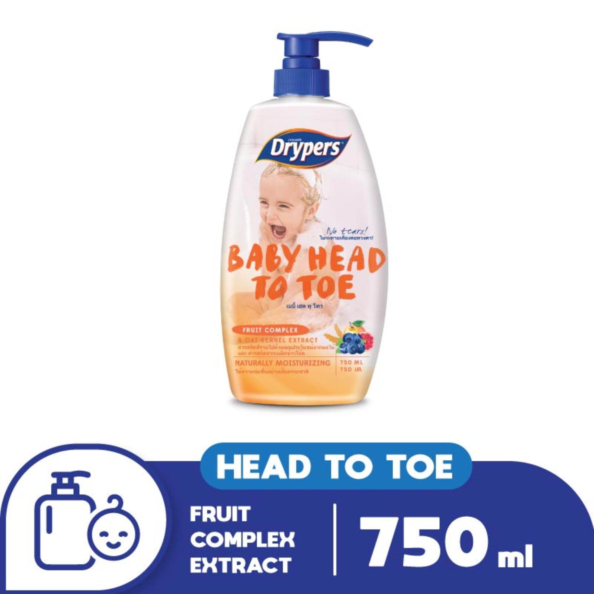 drypers head to toe wash