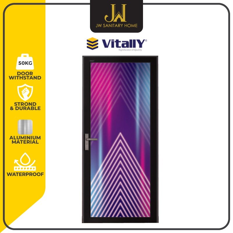 [PRE-ORDER] JW Vitally Swing Door Aluminum Toilet Door Pintu Tandas ...