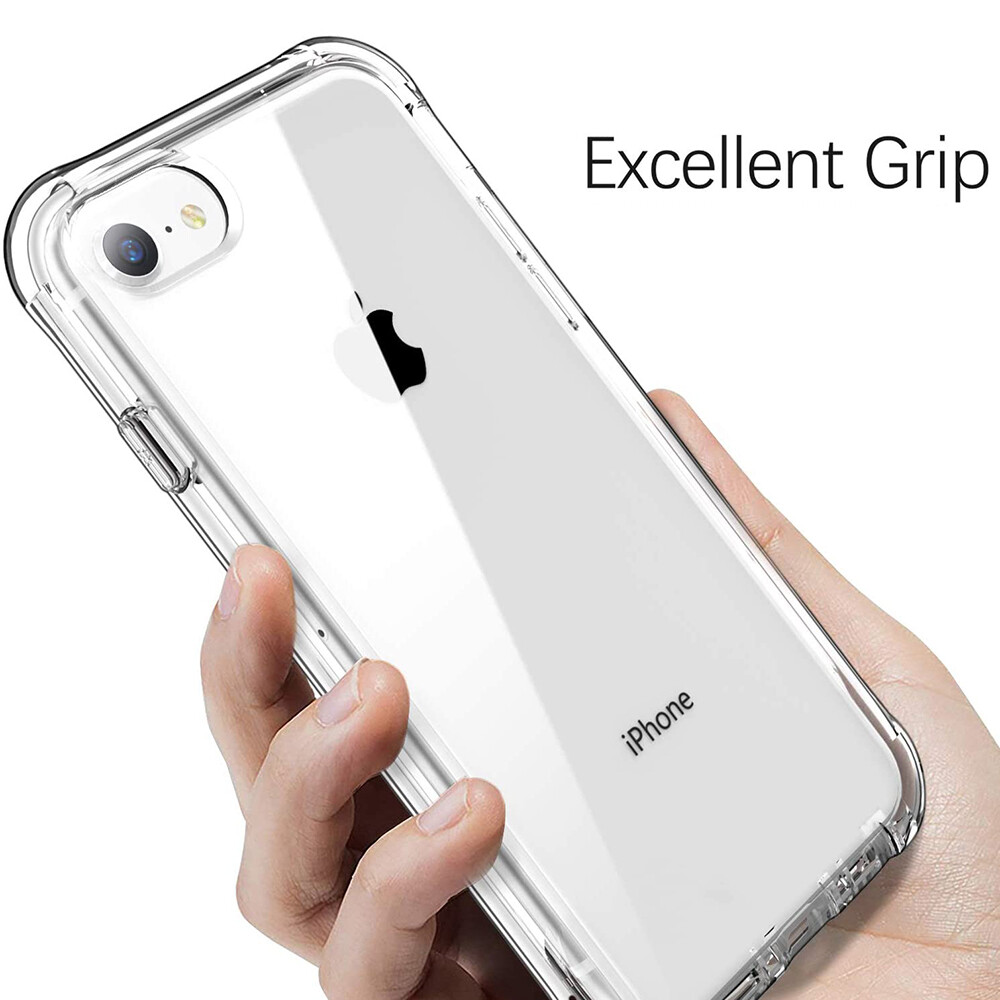 Ốp Bảo Vệ Màn Hình Cho iPhone SE 2020 / iPhone SE2 Ốp Trong Suốt 360 Độ [Trong Suốt] Ốp Bảo Vệ Toàn Bộ Mặt Trước Và Mặt Sau Bằng Silicon Và Nhựa Siêu Mỏng