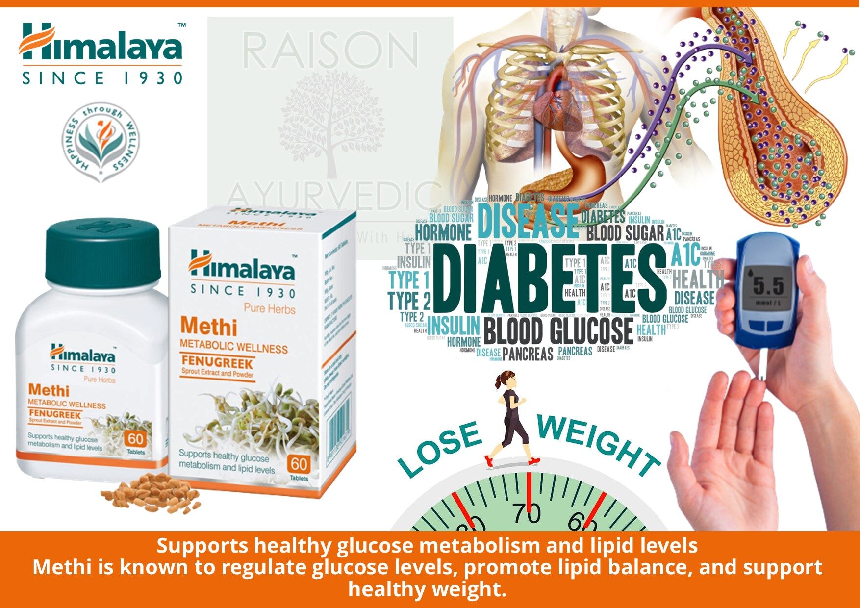 Himalaya Methi Fenugreek 60 Tablets Lazada