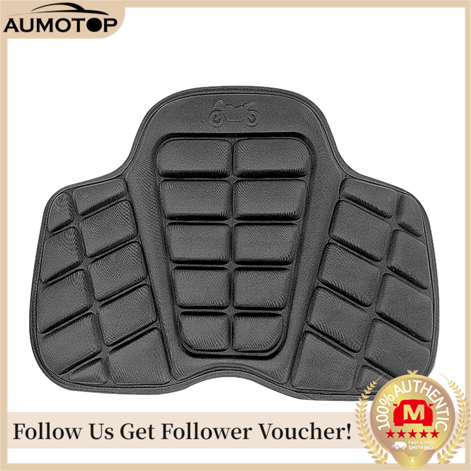 3D Motorcycle Seat Cushion Touring Saddles Motorcycle Decompression Cushion Anti-skid Cushion Air Cushion for Long Time Riding