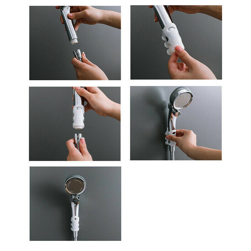BOKALI 1PCS Silicone Vòi Hoa Sen Head Chủ Khung Phòng Tắm Cốc Hút Chân Đế Công Cụ Cầm Tay