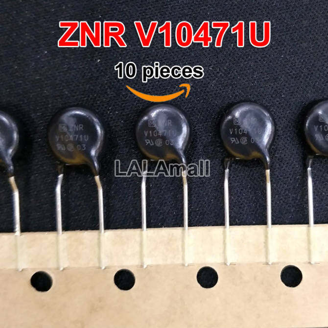 10Pcs Varistor ZNR V10471U ZNRV10471U 10D471K 10V471K 470V 10Mm ใหม่