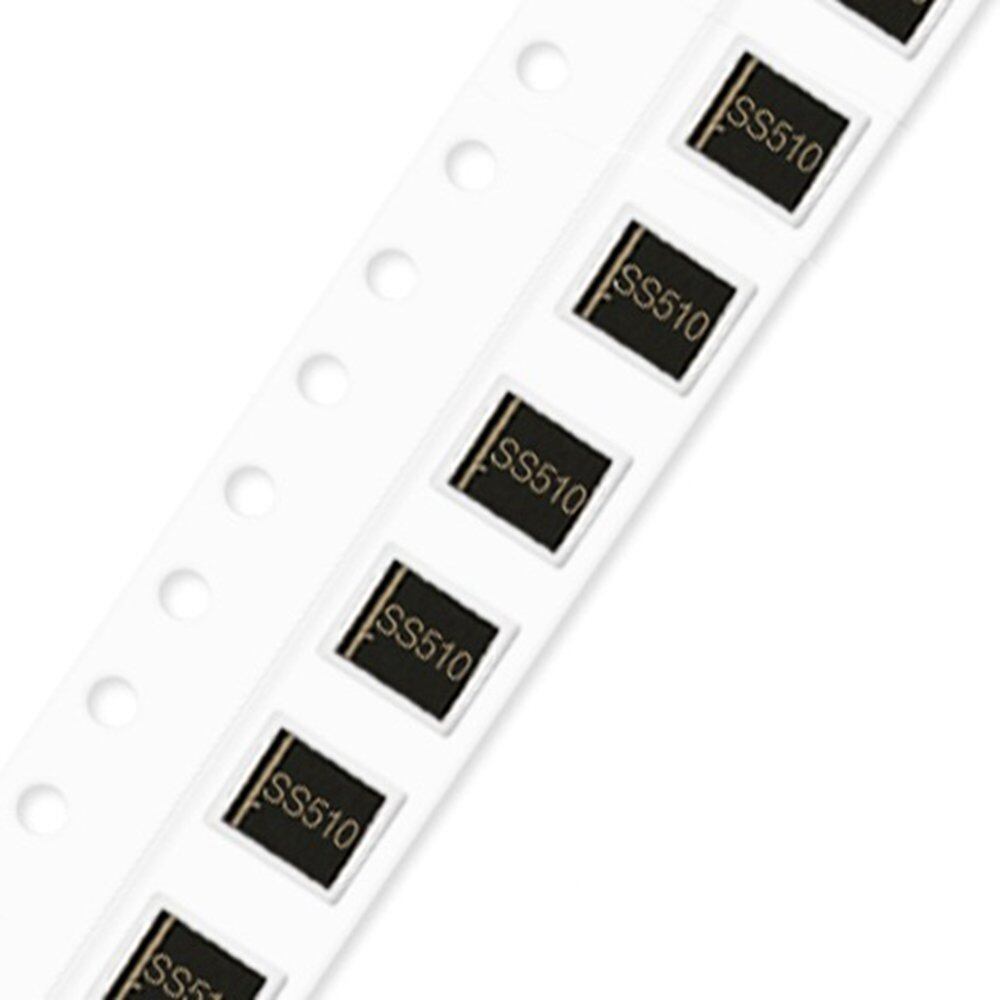 20pcs ss510 sr5100 5a/100v smb do-214aa schottky diodes