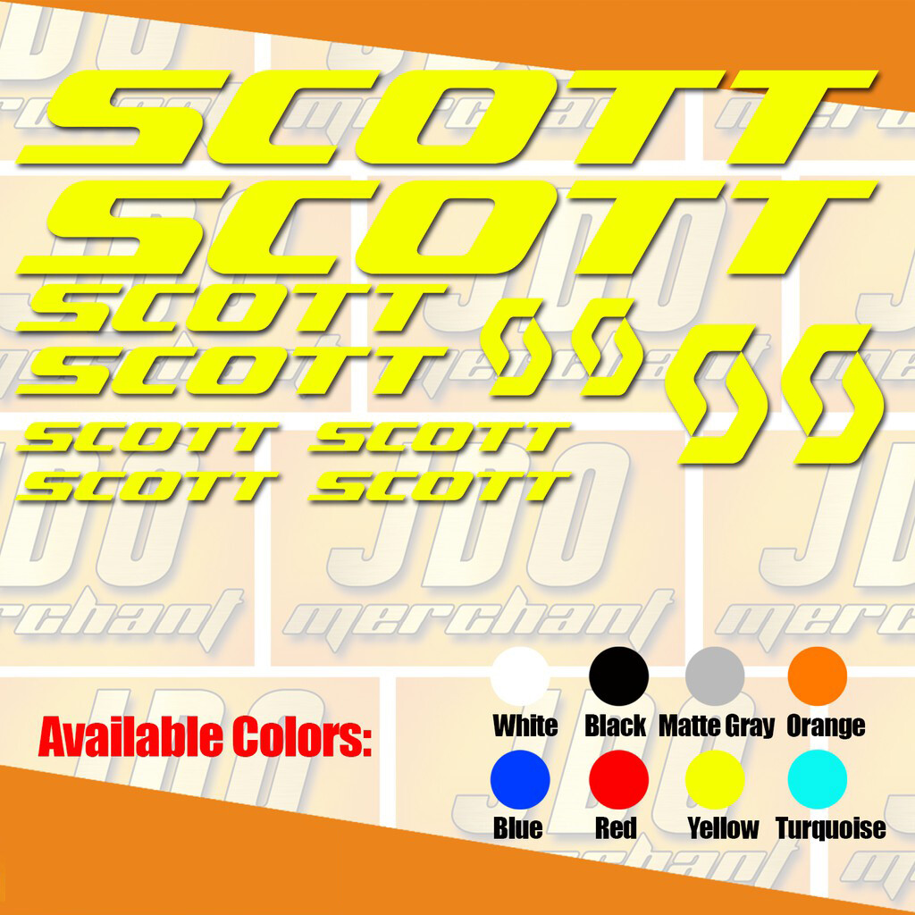 Wellsunny Scott Bộ Miếng Dán Vinyl Cho Xe Đạp