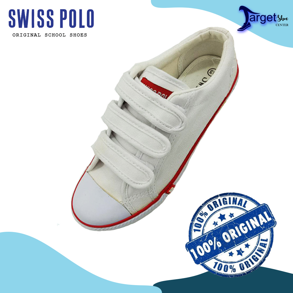 Original Swiss Polo Kids School Shoes Boy Girl Kasut Sekolah Lelaki Perempuan Lazada