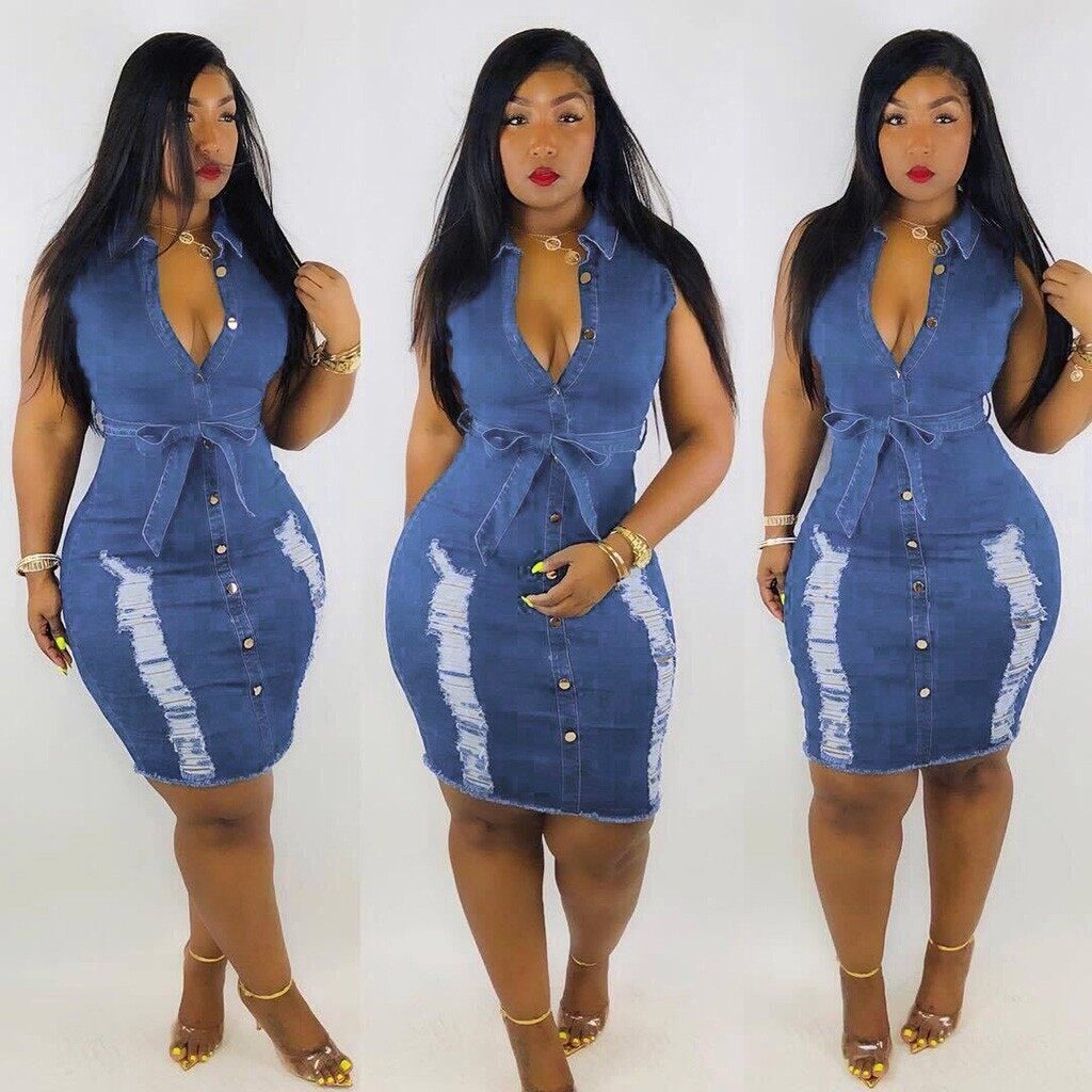 casual denim summer dresses