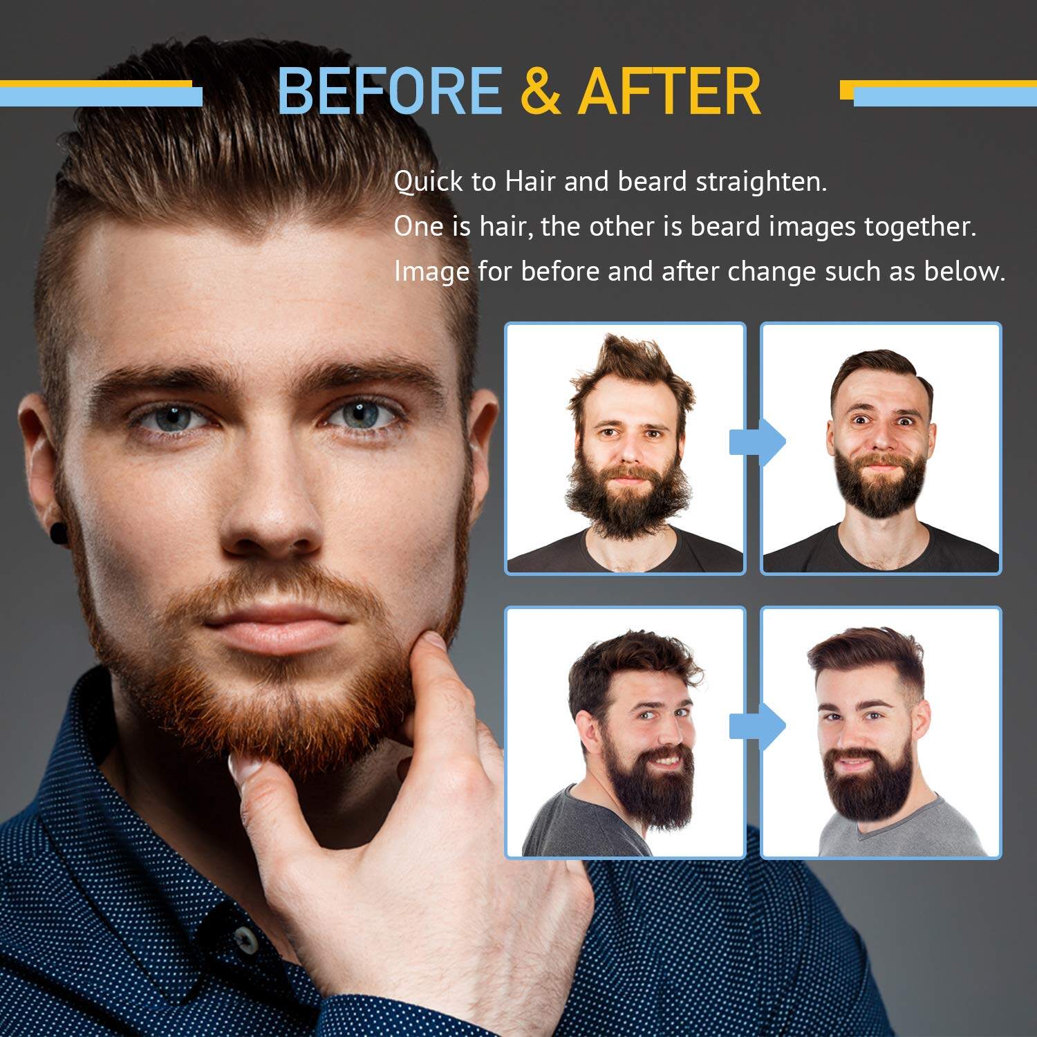 beard straightener for short beard