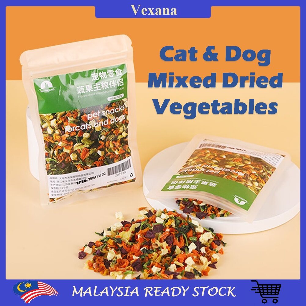 Dried vegetables for outlet dogs