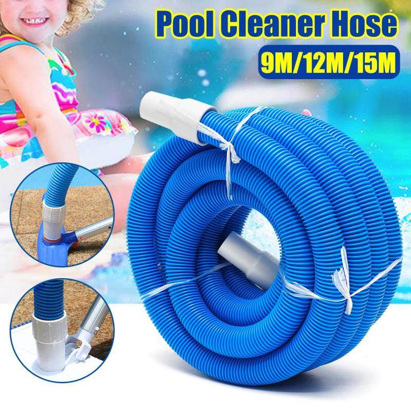 9M/12M/15M Pool Cleaner Hose Universal Suction Swimming Replacement Pipe 1.5inch-15m