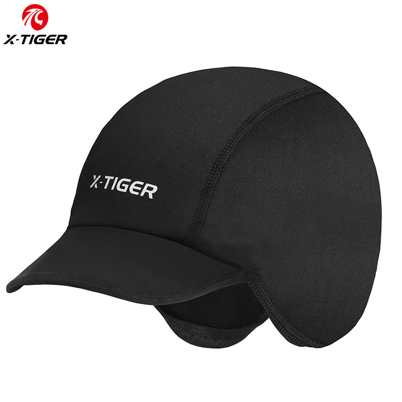 X-TIGER Man Fleece Cycling Cap MTB Bicycle Balaclava Hats Windproof Snow Headwear Warm Motorcycle Bike Cycling Hat