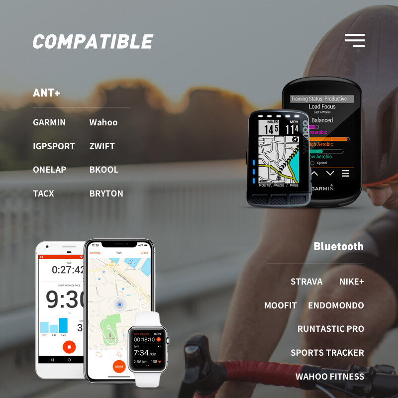 Magene S3+ Speed/Cadence Sensor ANT+ Bluetooth Computer Speedometer for Strava Garmin iGPSPORT Bryton Bike Computer Wireless