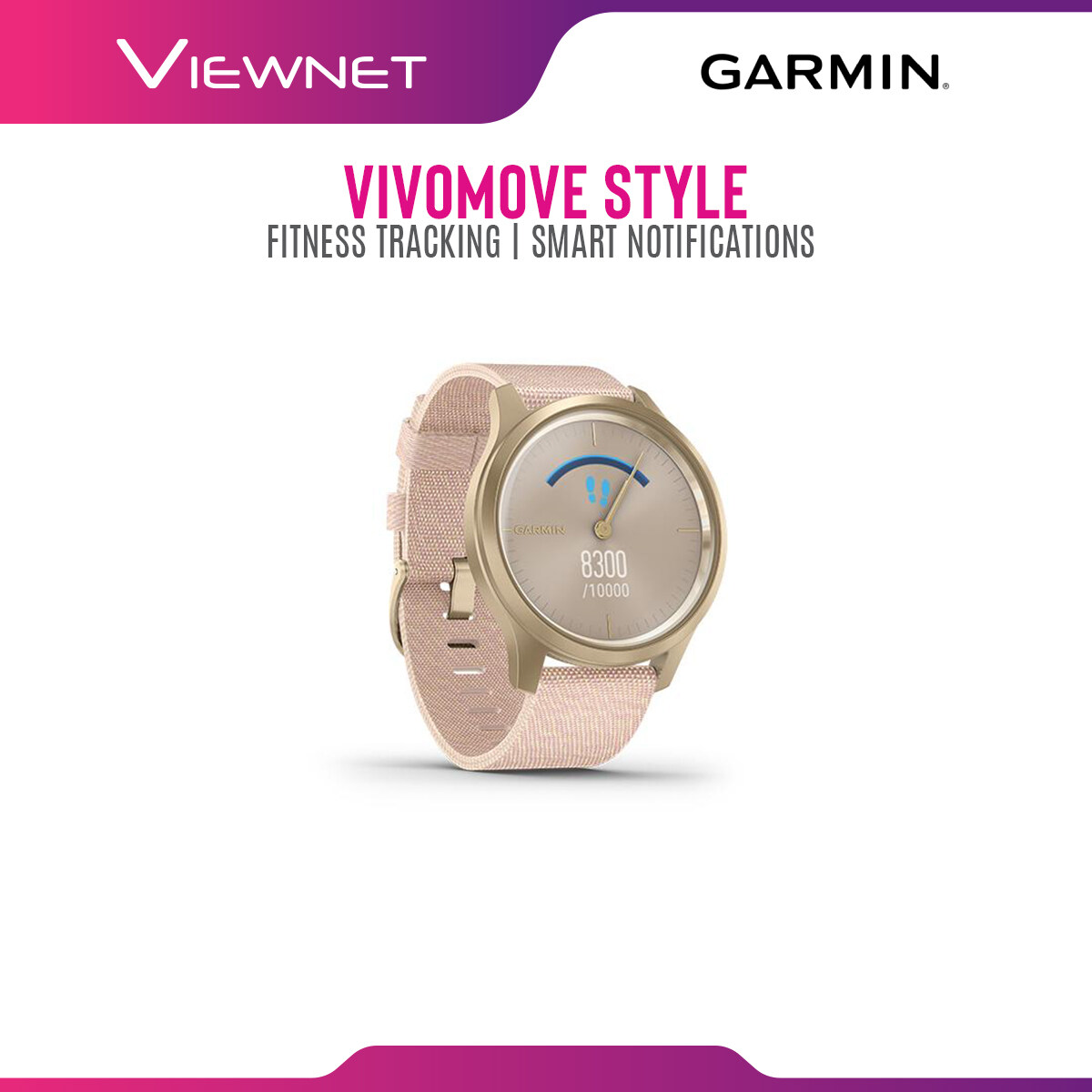 garmin vivomove style notifications