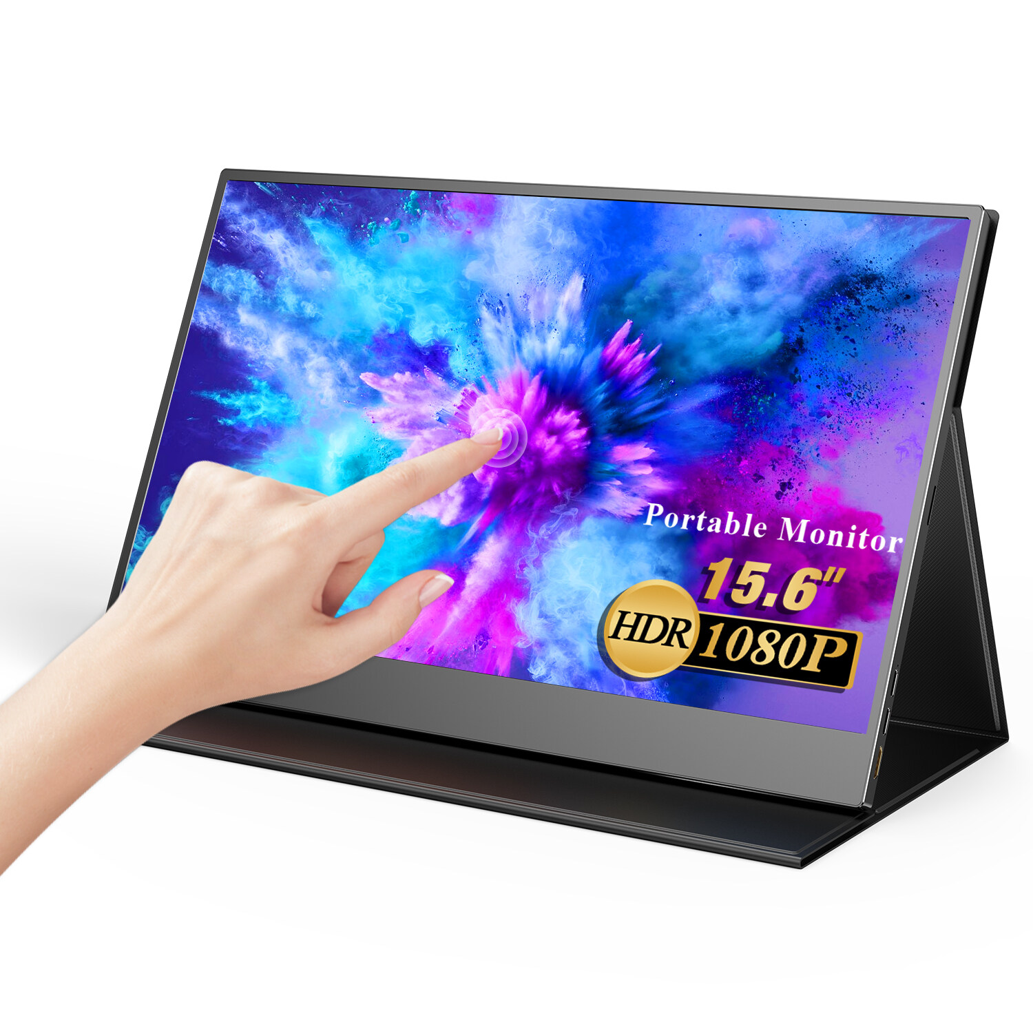 UPERFECT Touchscreen Portable Monitor 15.6 Inch 1080P Gaming Display