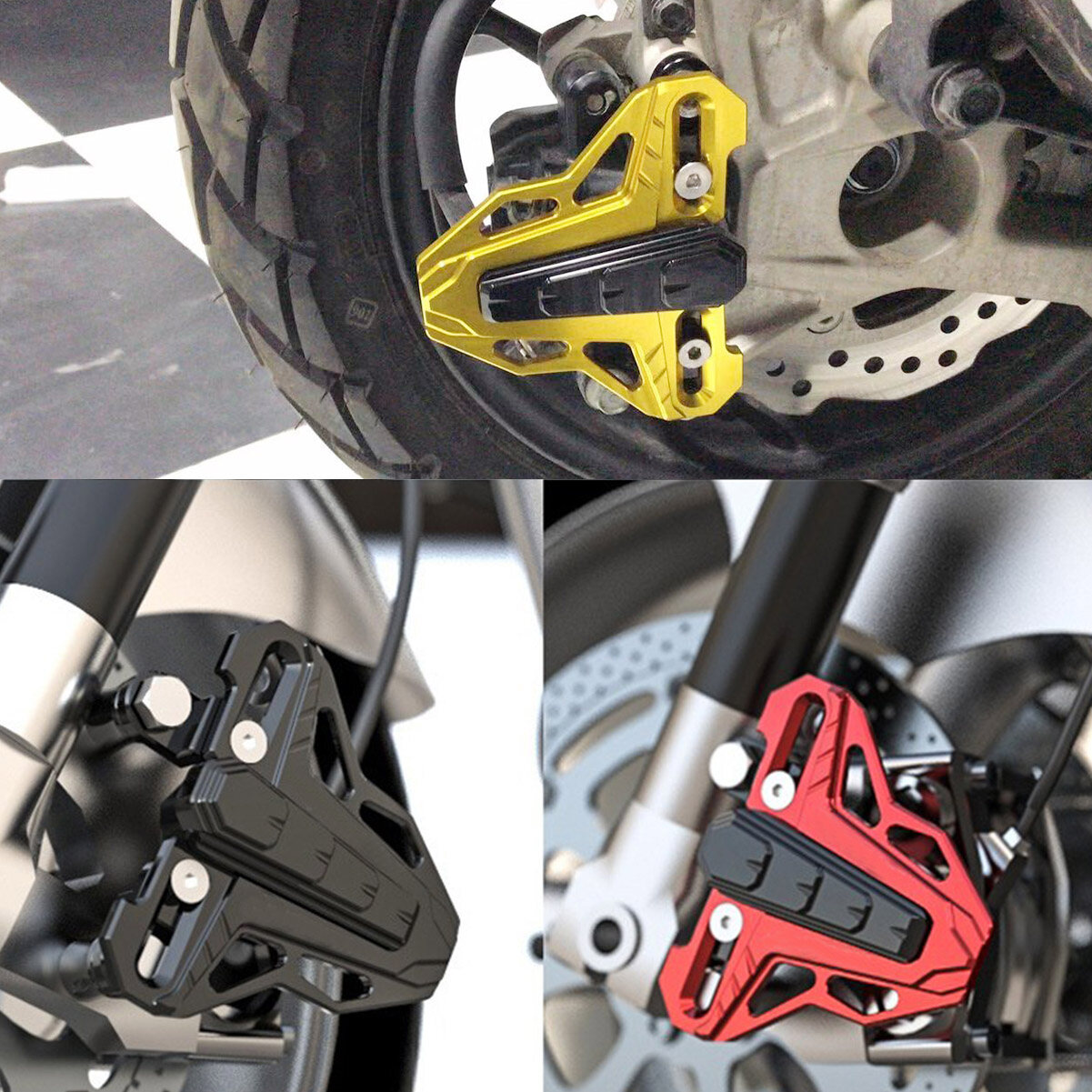 SEMSPEED 1 Cái Phổ Trước Xe Máy Phanh Đĩa Caliper Bơm Bọc Bảo Vệ Cho Honda Air Blade 150 Bấm 150i 125i Vario 150 SH AB XRM125