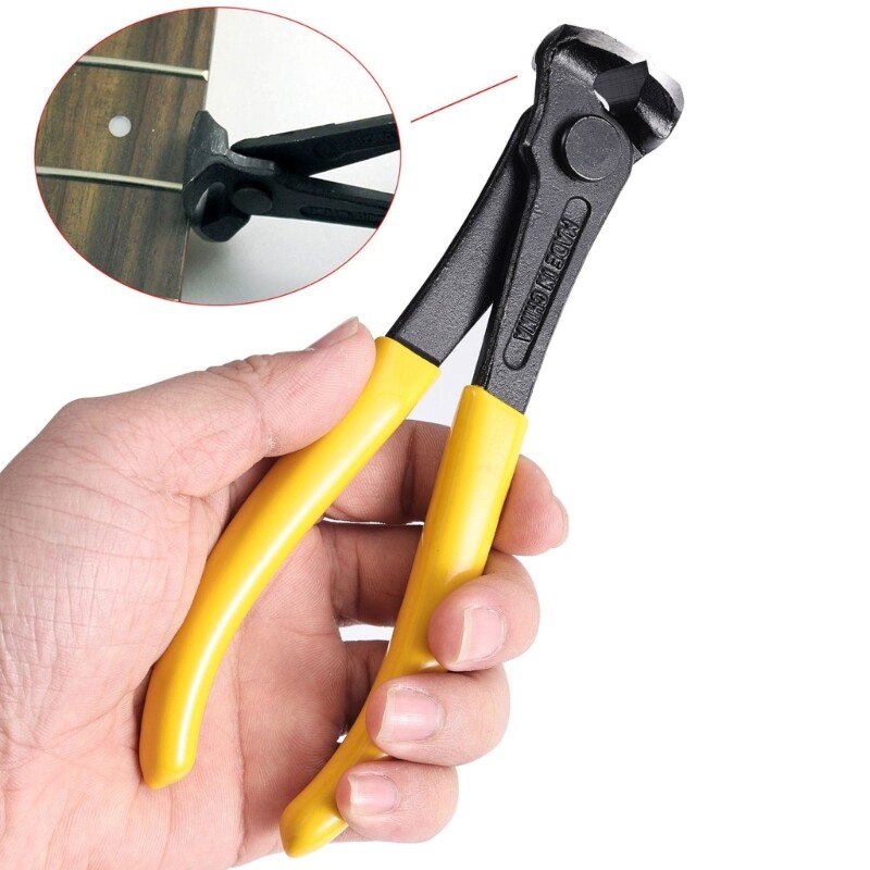 Guitar String Cutter Fret Nipper Practical Fret Puller Removal Plier String Cutter Guitar Bridge Pins Puller Repair Tool