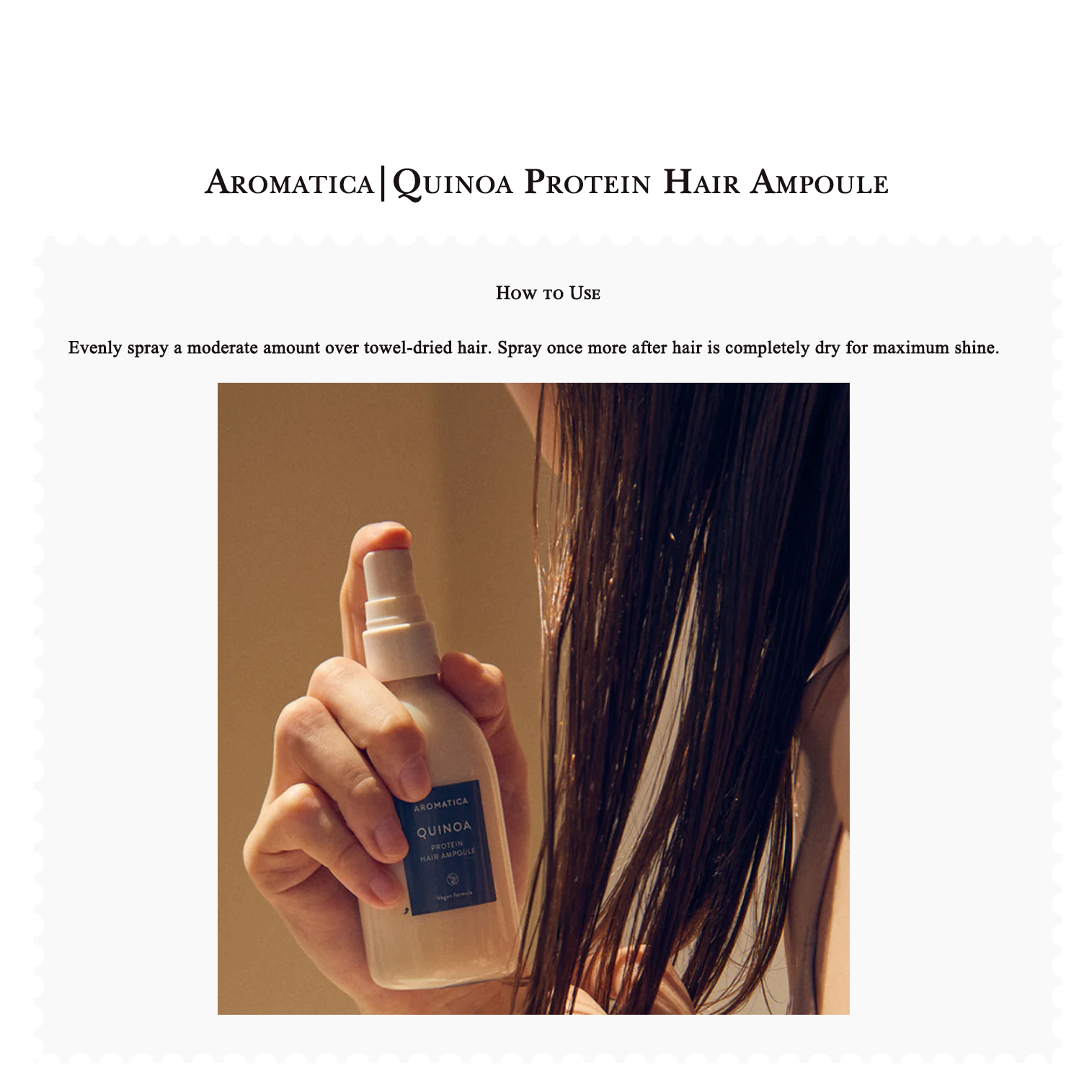 Aromatica | Quinoa Protein Hair Ampoule (100ml)