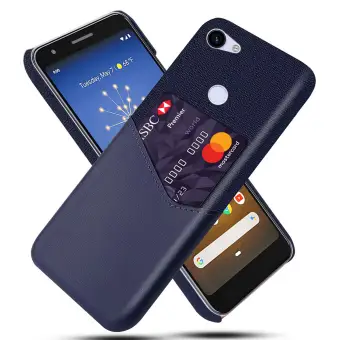 Bjone For Google Pixel 3 Case Creative Cloth Pu Leather Card Slot Case For Pixel 3 Xl Hard Pc Cover Lazada Singapore