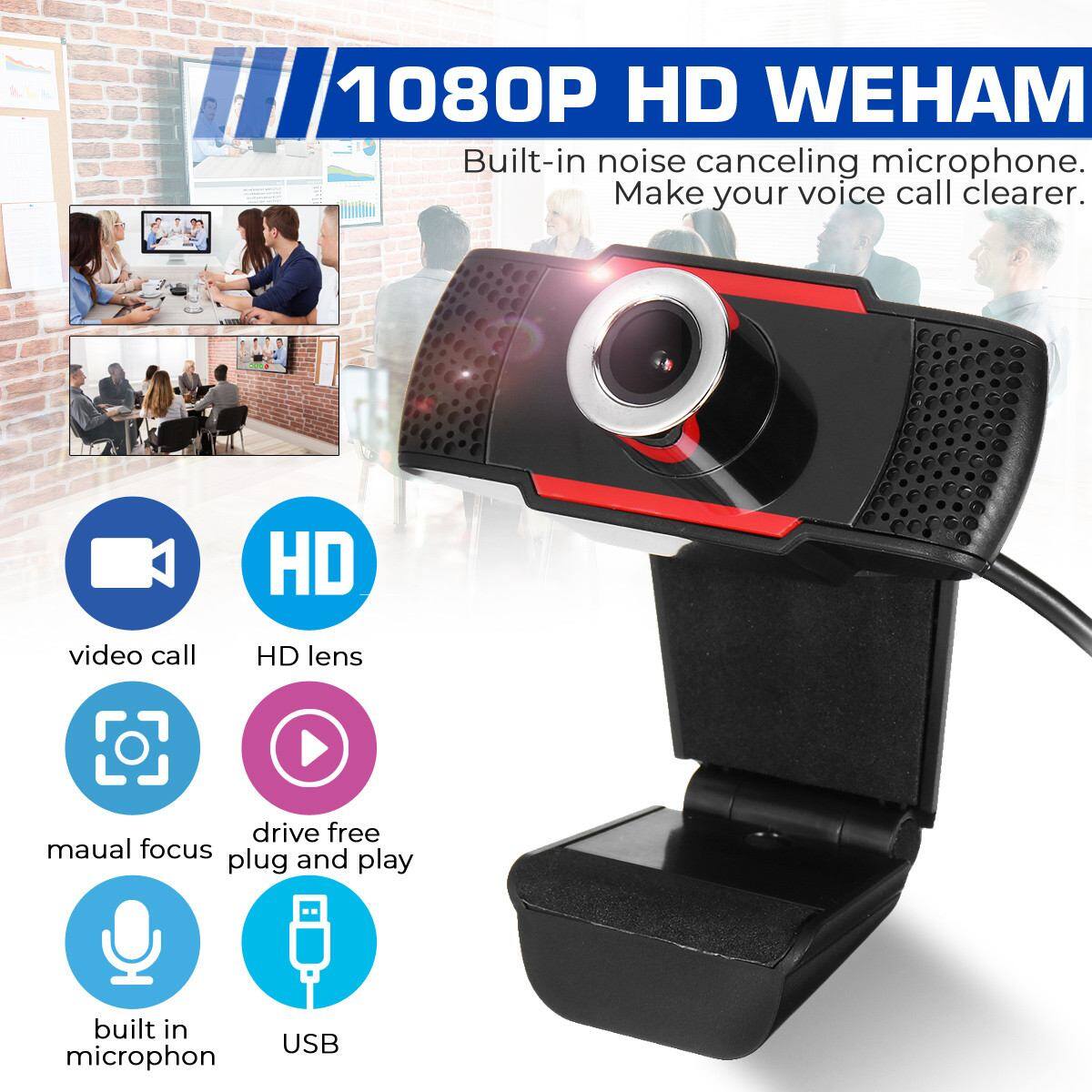 Full Hd Webcam 1080p Usb Web Camera High-definition Clear Camera Live Broadcast Computers Webcam With Built-in Mic