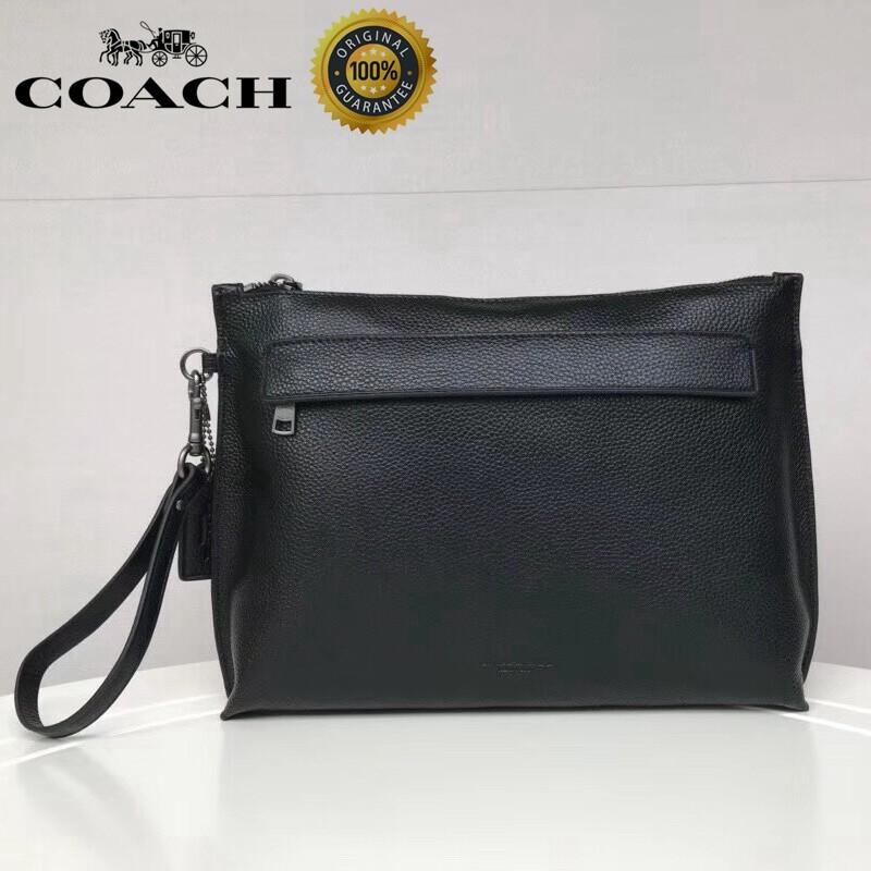 coach man clutch bag