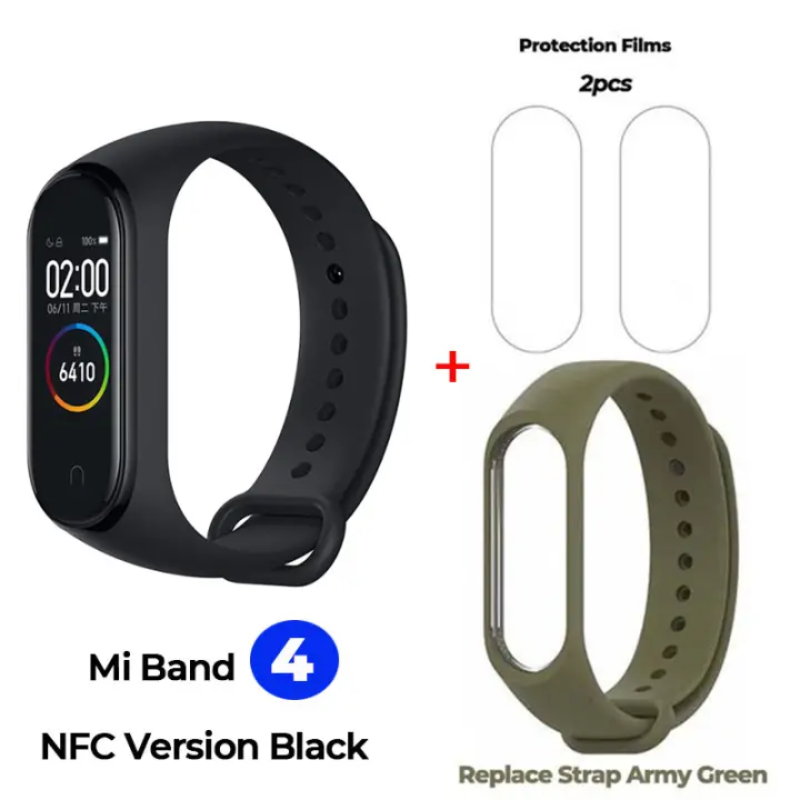 Xiaomi Mi Band 4 Smart Miband 4 0 95 Inch Amoled Screen Waterproof Heart Rate Fitness 135mah Bluetooth 5 0 Colored Mak Online Store