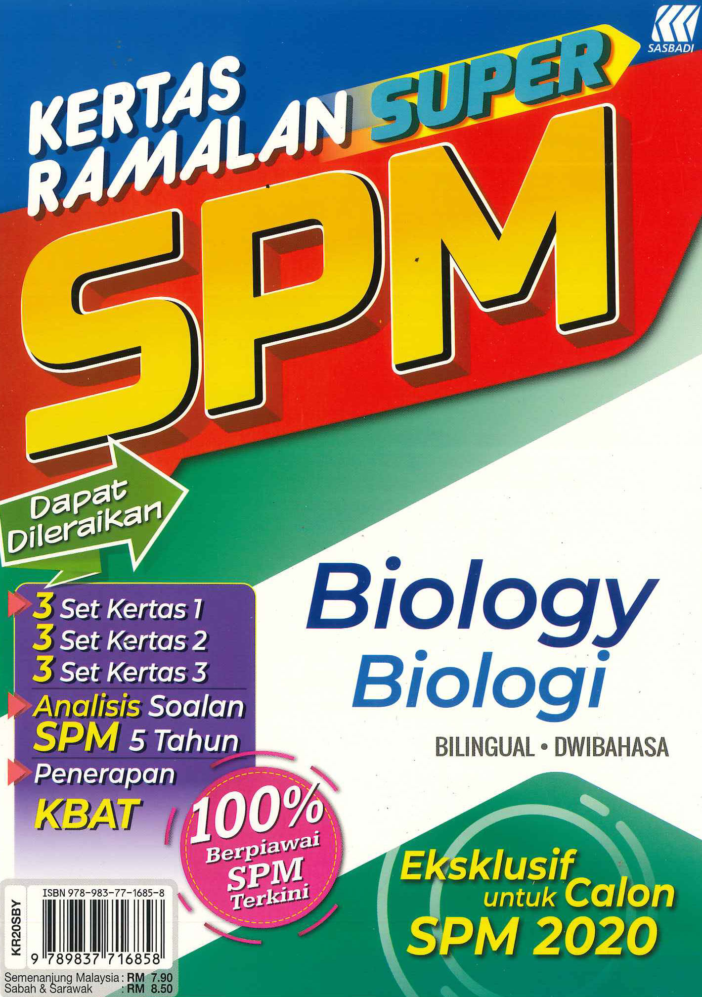 KERTAS RAMALAN SUPER SPM BIOLOGY (BIOLOGI) - SASBADI | Lazada