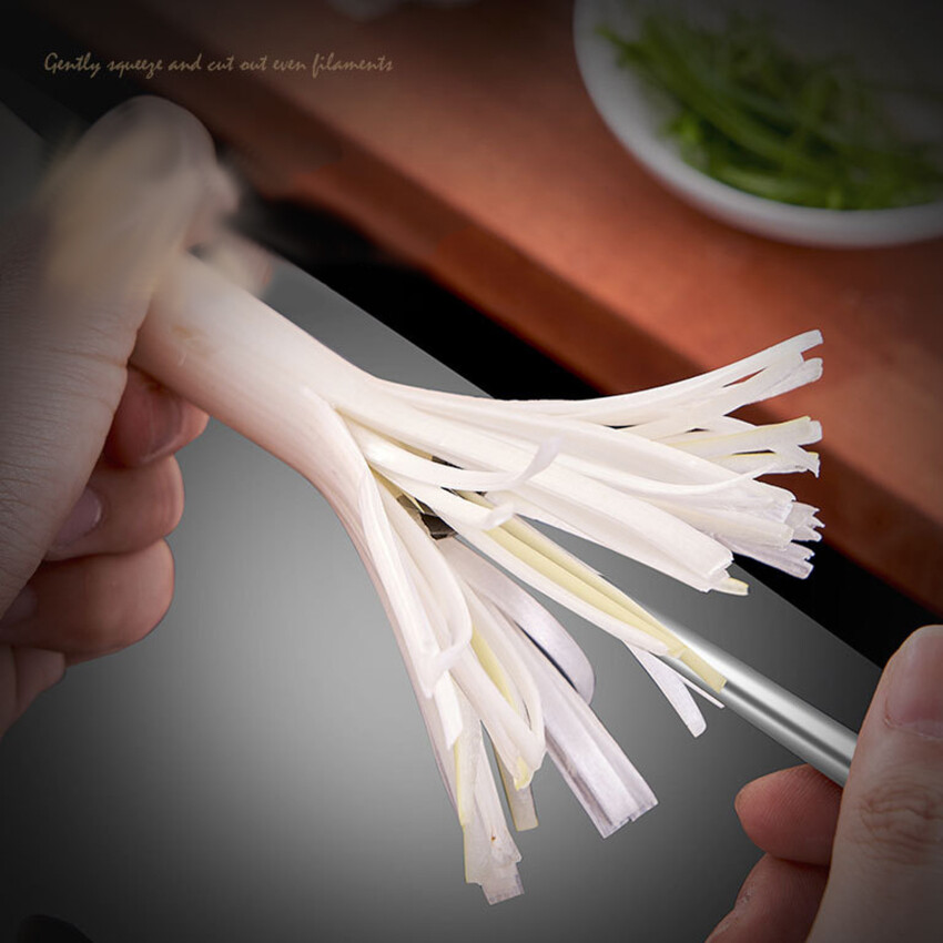 Dụng Cụ Cắt Hành Bằng Thép Không Gỉ Đa Năng Dụng Cụ Cắt Mận Dụng Cụ Băm Nhỏ Nhà Bếp