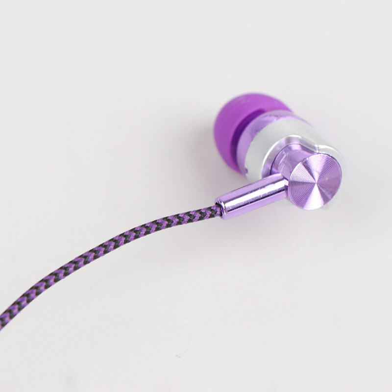 Panda Tai nghe 1Pc Stereo Earbuds Tai nghe có dây Cáp nylon dệt Tai nghe Tai nghe có Mic/Headphones 1Pc Stereo Earbuds Earphone Wired Nylon Weave Cable Earphone Headset With Mic