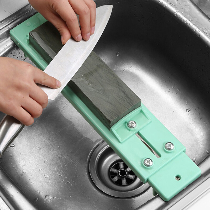 🥪 LECHU🍟  Whetstone Knie Sharpener Stone Plate Adjustable Whetstones Sink Bridge Holder