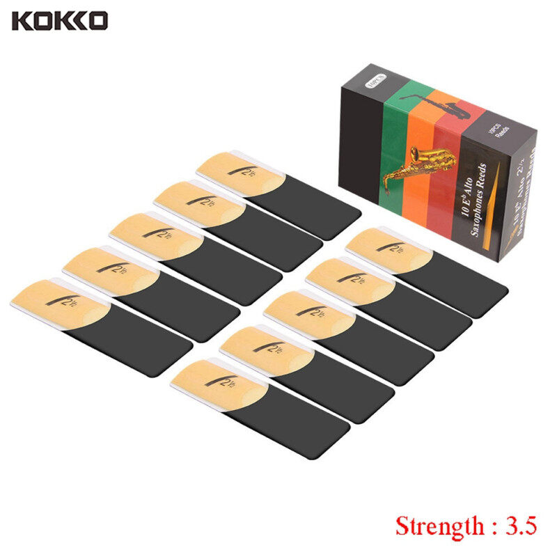 Alto saxophone reeds 10pcs strength 1.5 2.0 2.5 3.0 3.5 4.0 eb tone sax instrument reed